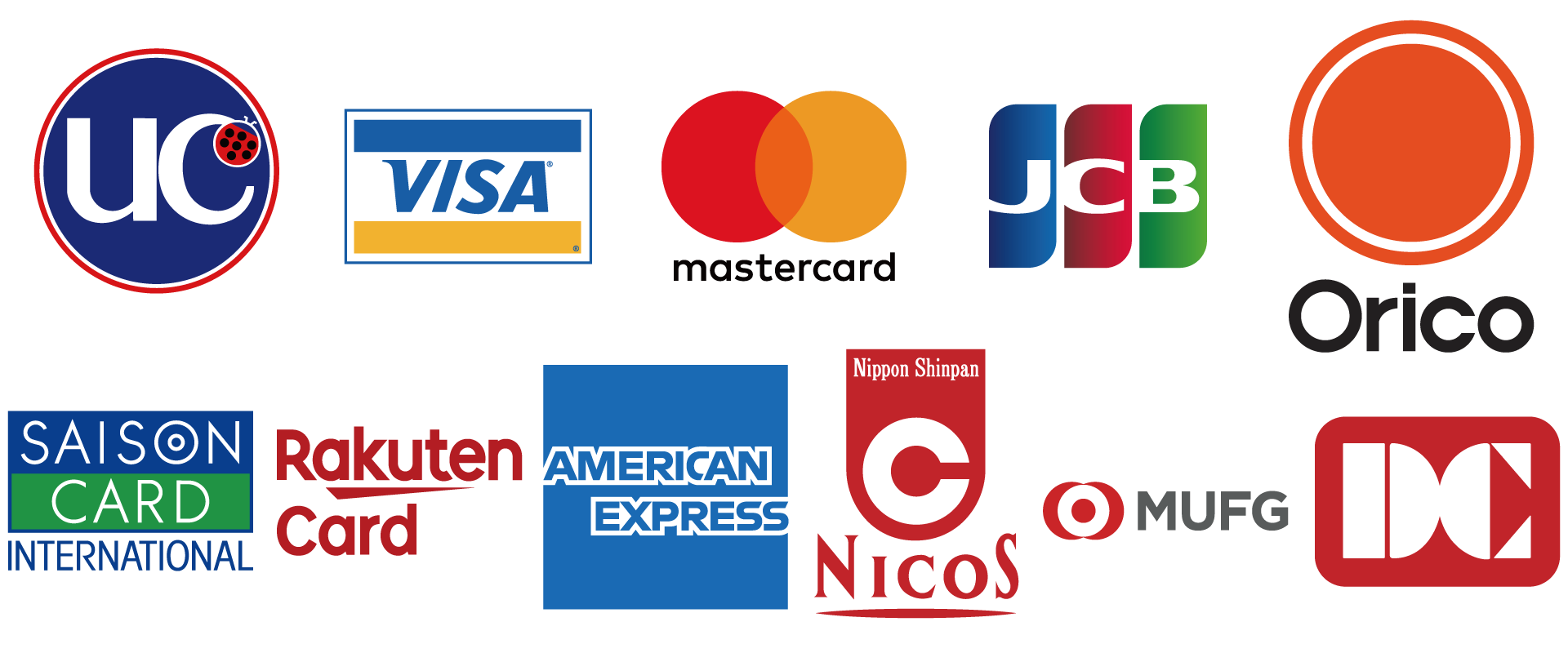 ご利用いただけるクレジットカード